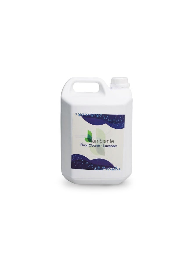 Ambiente Floor Cleaner, 5L| Multipurpose Surface Cleaning | Streak-Free Shine | Removes Dirt & Stains | Fresh Long-Lasting Fragrance